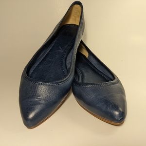 Frye Regina Ballet Flats Navy Blue Size 7.5